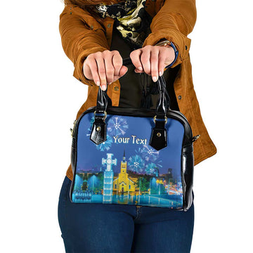 Personalized Estonian Restoration of Independence Shoulder Handbag Freedom Square Tallinn Capital LT18