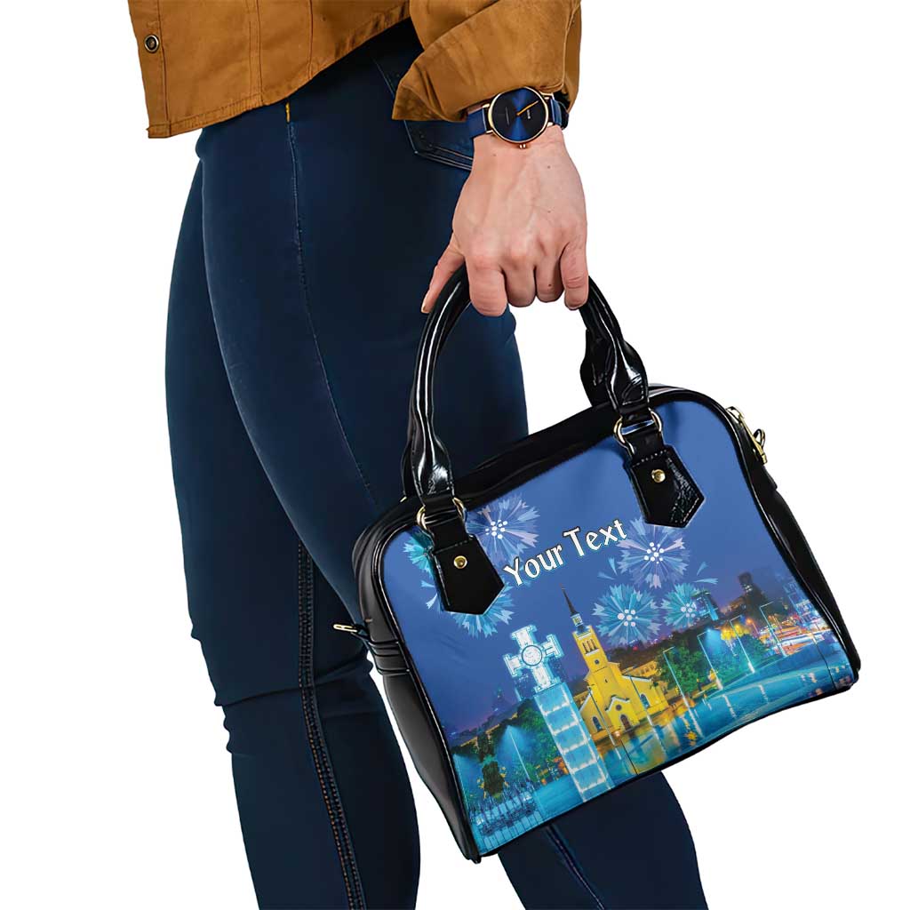 Personalized Estonian Restoration of Independence Shoulder Handbag Freedom Square Tallinn Capital LT18