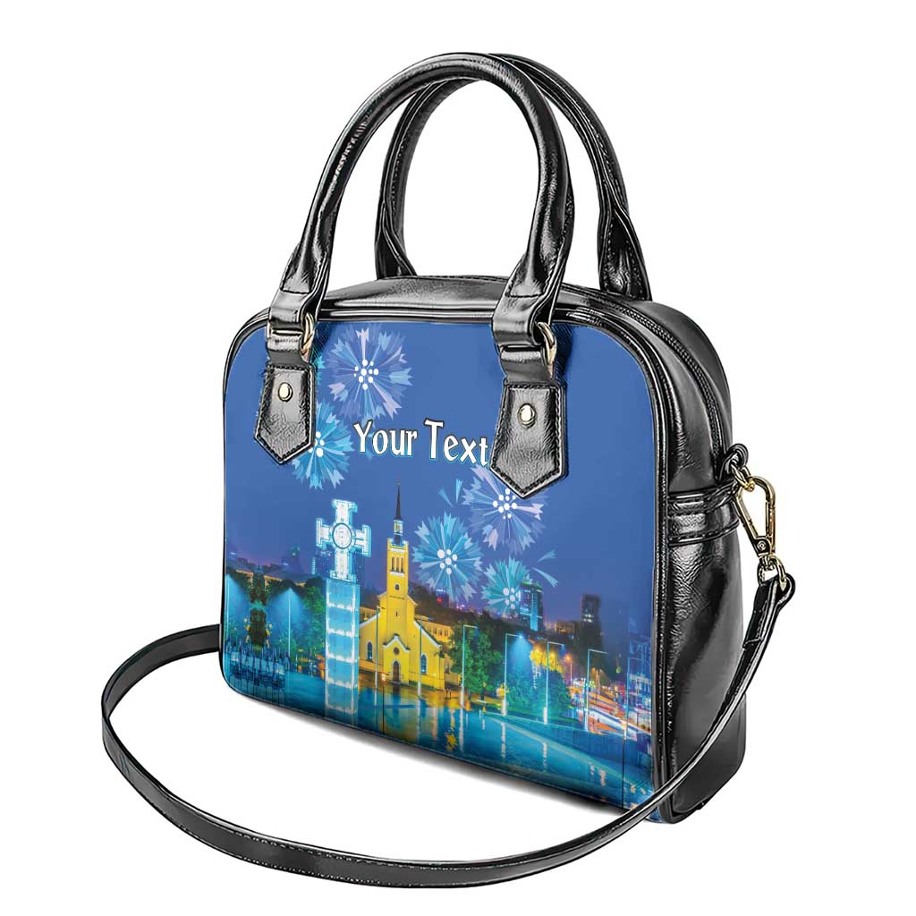 Personalized Estonian Restoration of Independence Shoulder Handbag Freedom Square Tallinn Capital LT18