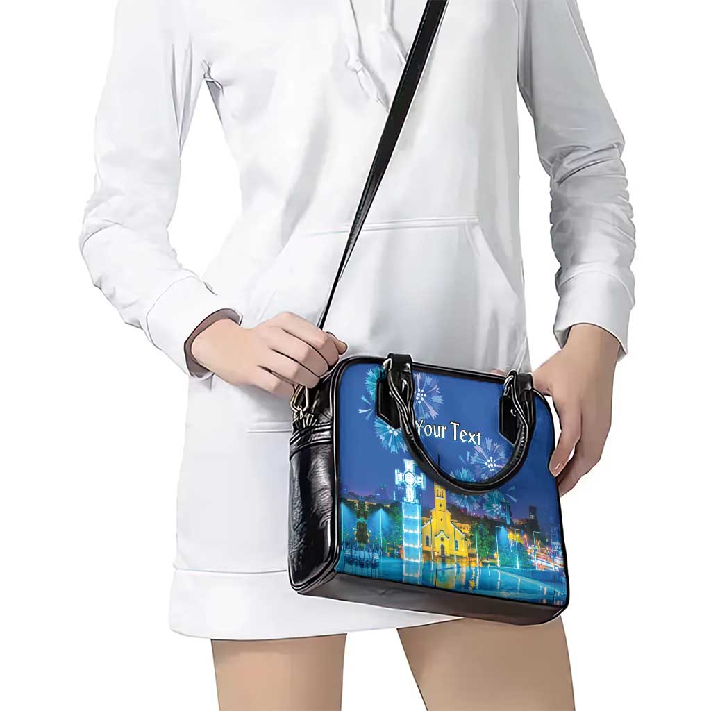 Personalized Estonian Restoration of Independence Shoulder Handbag Freedom Square Tallinn Capital LT18