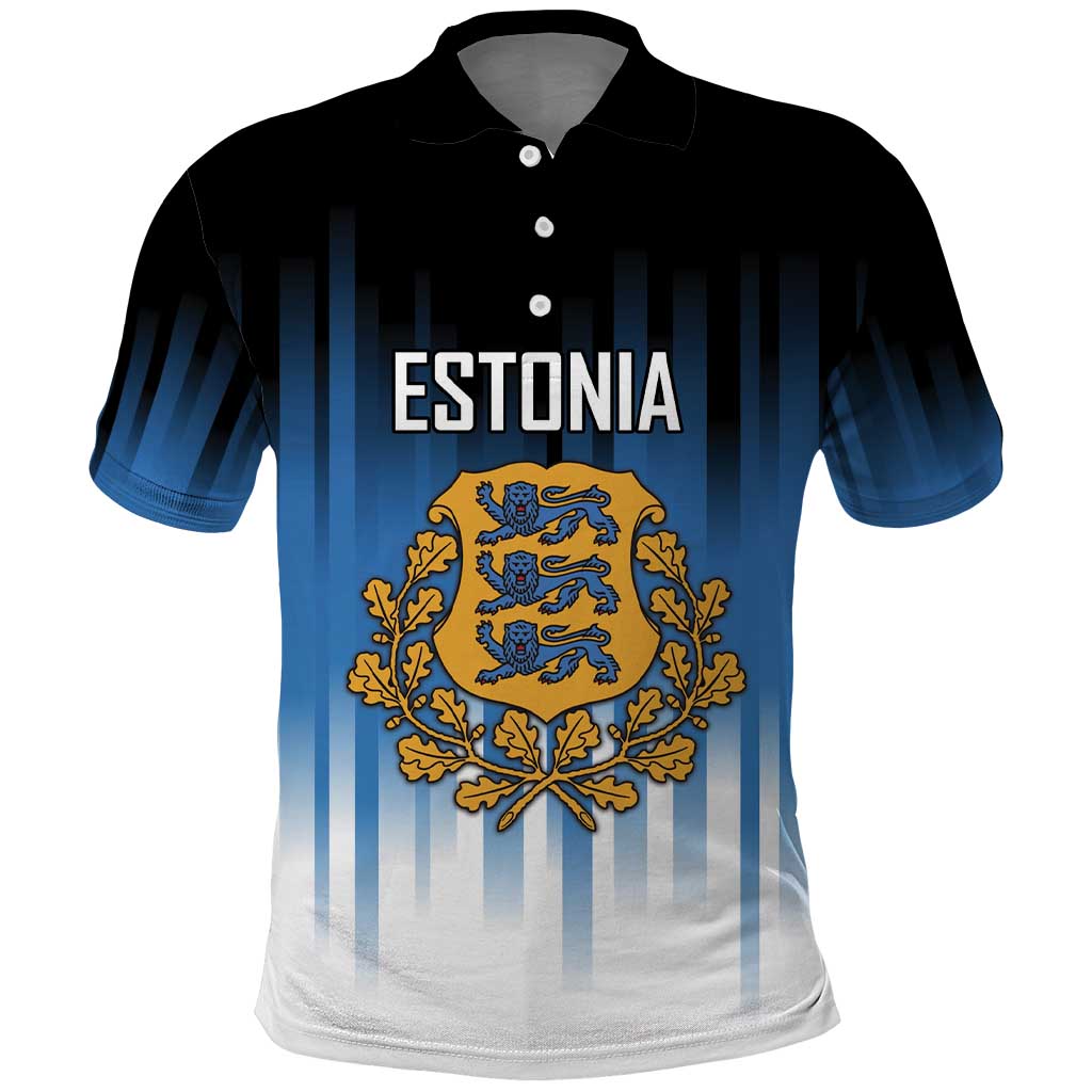 Custom Estonia Football Polo Shirt Come On Kalevipojad LT18