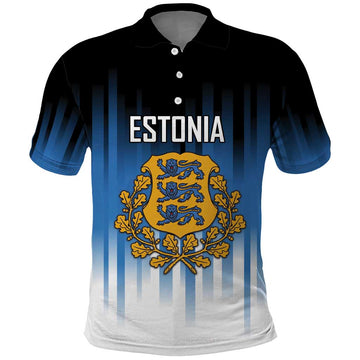 Custom Estonia Football Polo Shirt Come On Kalevipojad LT18