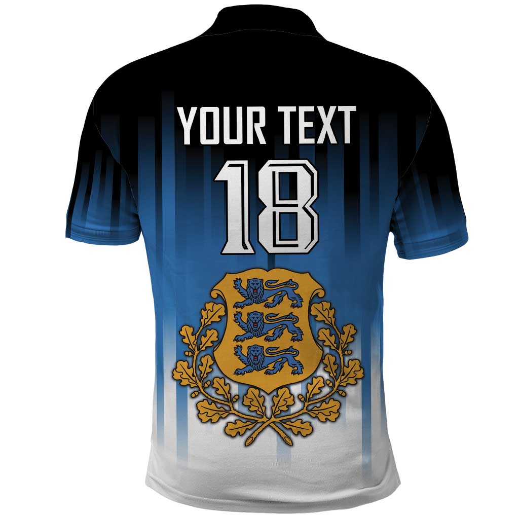 Custom Estonia Football Polo Shirt Come On Kalevipojad LT18