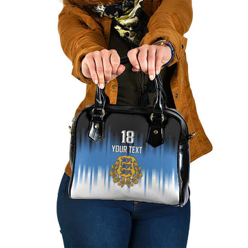 Custom Estonia Football Shoulder Handbag Come On Kalevipojad LT18