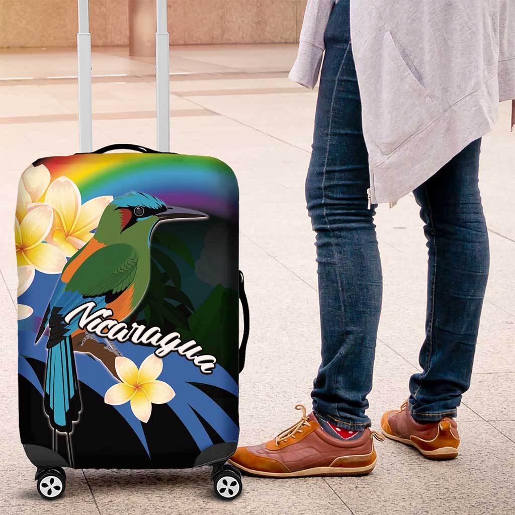 Nicaragua Independence Day Luggage Cover En Dios confiamos LT18