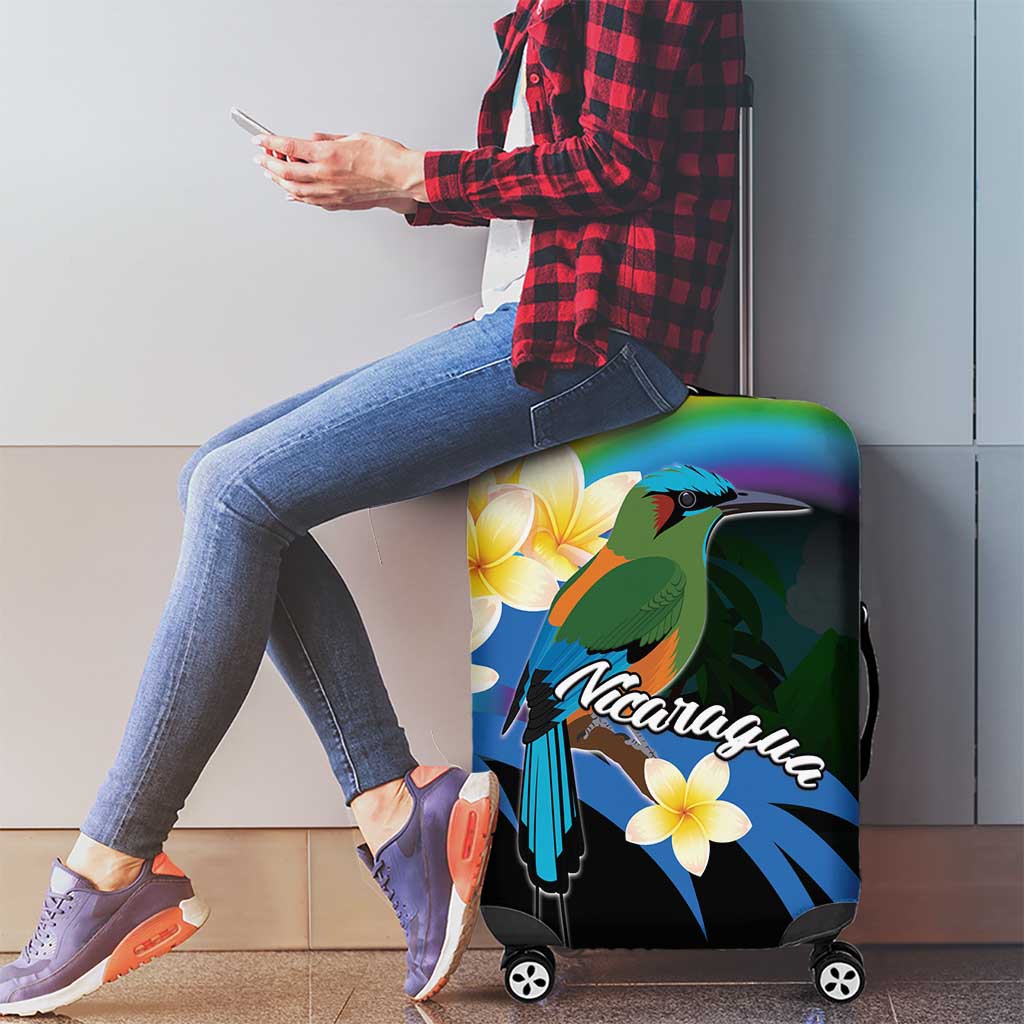 Nicaragua Independence Day Luggage Cover En Dios confiamos LT18