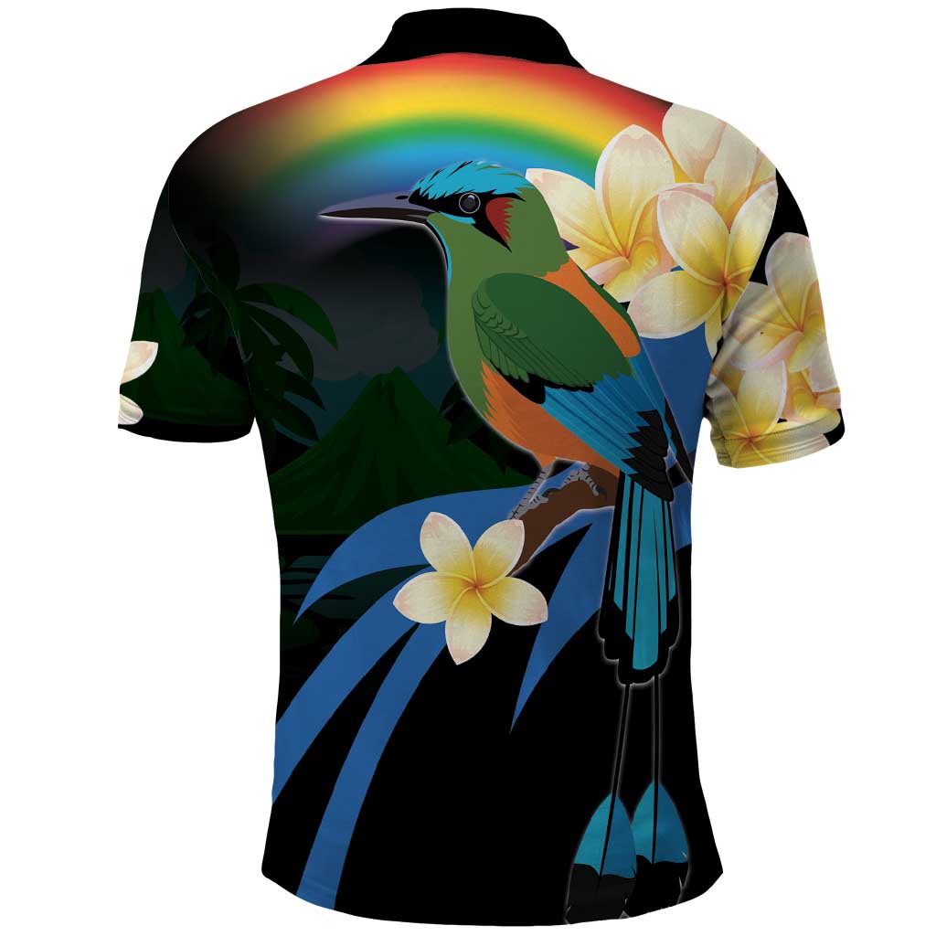 Nicaragua Independence Day Polo Shirt En Dios confiamos LT18