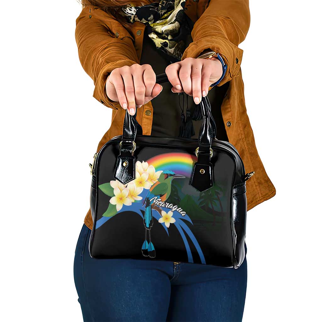 Nicaragua Independence Day Shoulder Handbag En Dios confiamos LT18