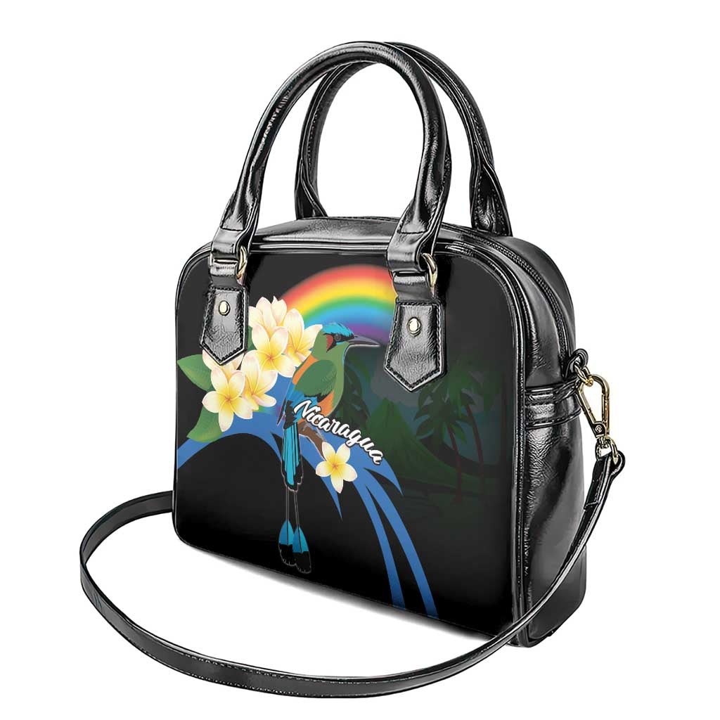 Nicaragua Independence Day Shoulder Handbag En Dios confiamos LT18