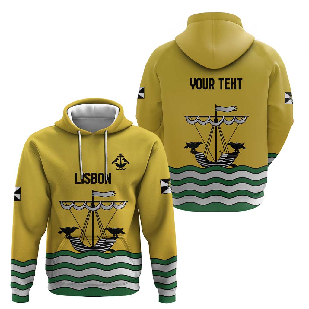 Personalized Lisbon Portugal Hoodie Flag Style LT18