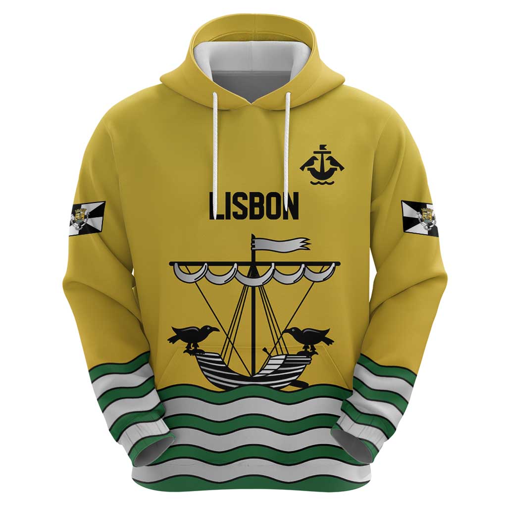 Personalized Lisbon Portugal Hoodie Flag Style LT18