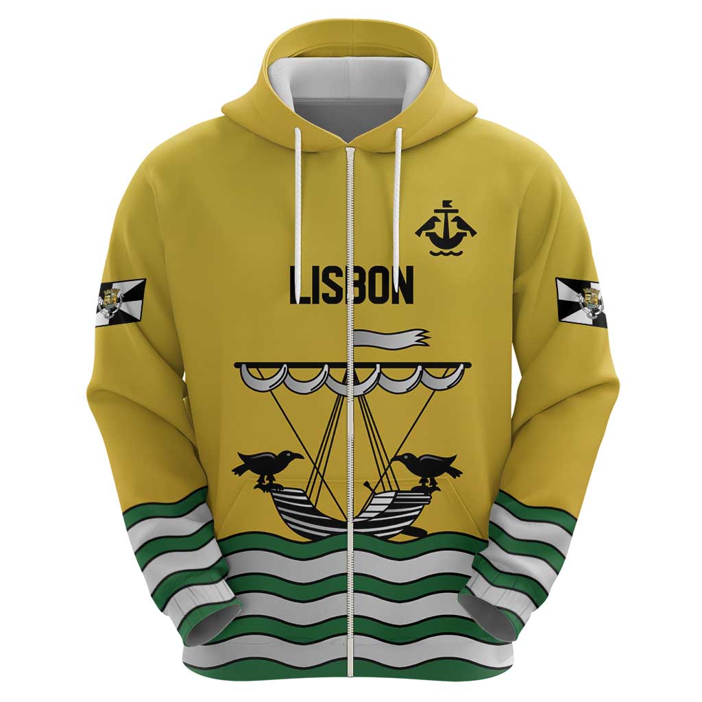 Personalized Lisbon Portugal Hoodie Flag Style LT18