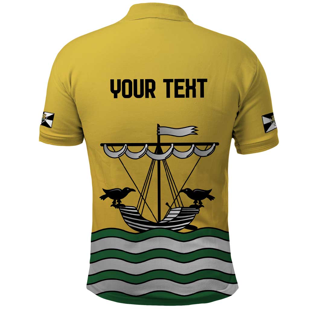 Personalized Lisbon Portugal Polo Shirt Flag Style LT18