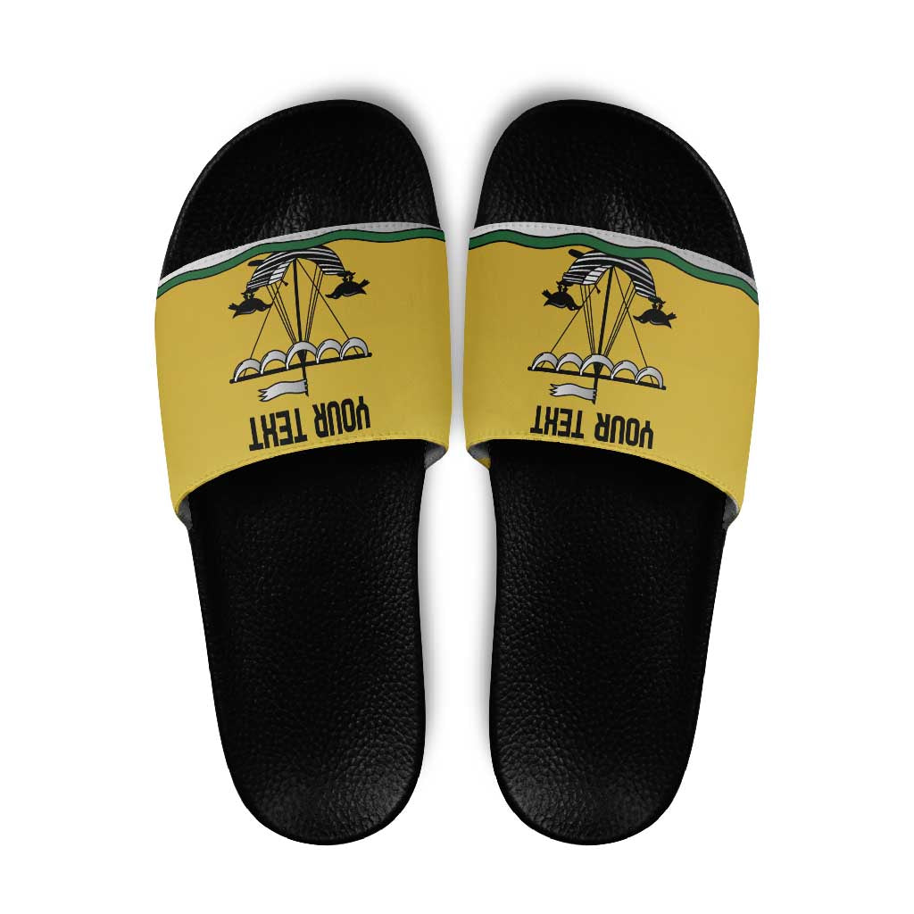 Personalized Lisbon Portugal Slide Sandals Flag Style LT18