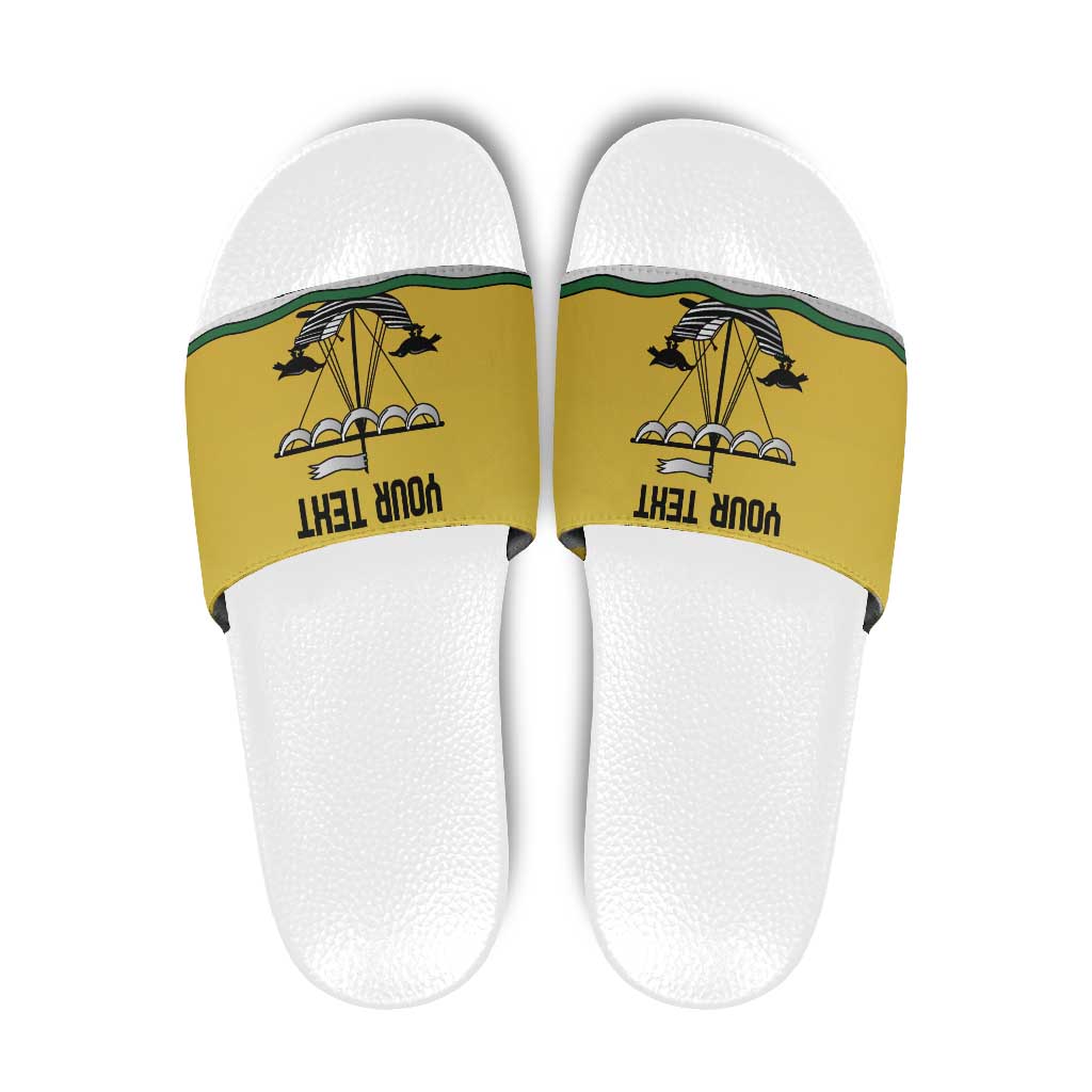 Personalized Lisbon Portugal Slide Sandals Flag Style LT18