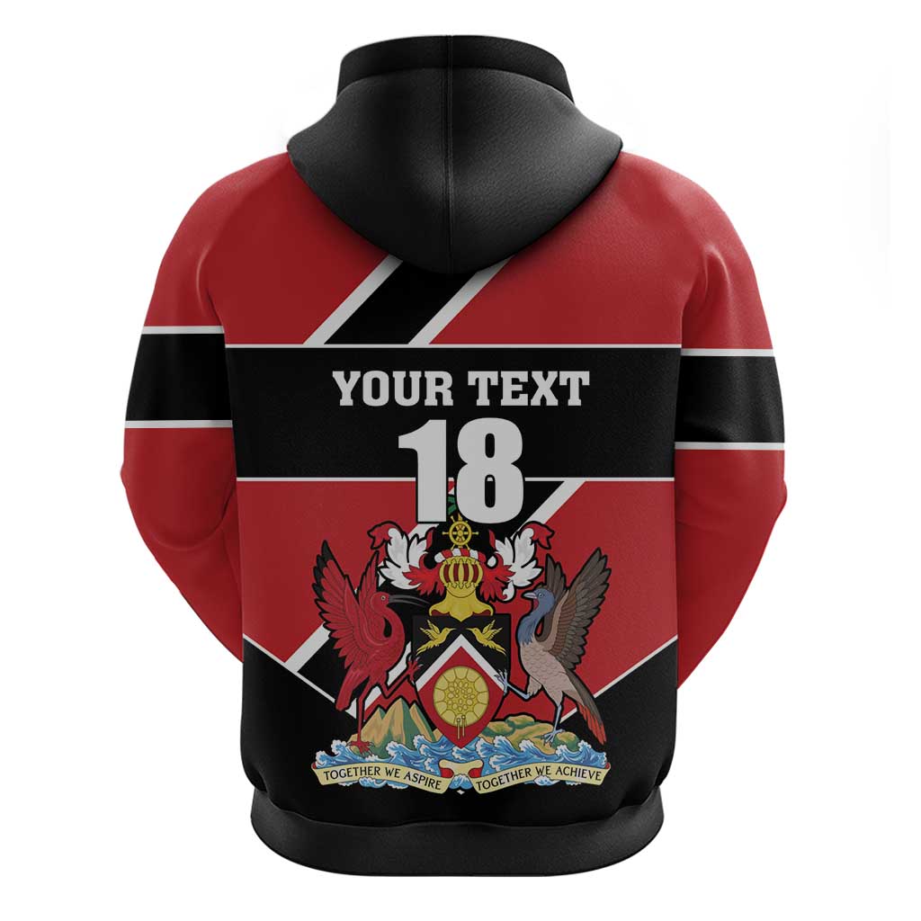 Custom Trinidad and Tobago Hoodie Together We Aspire Together We Achieve LT18