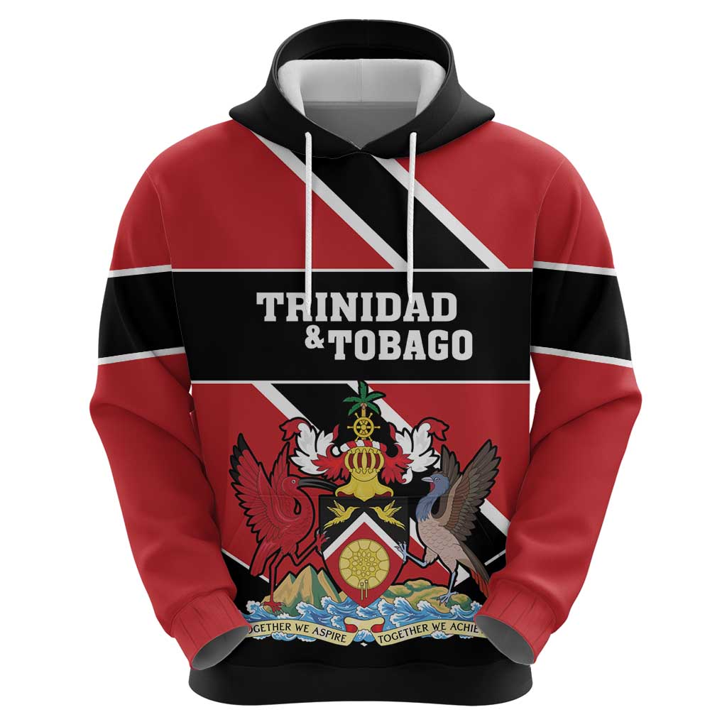 Custom Trinidad and Tobago Hoodie Together We Aspire Together We Achieve LT18