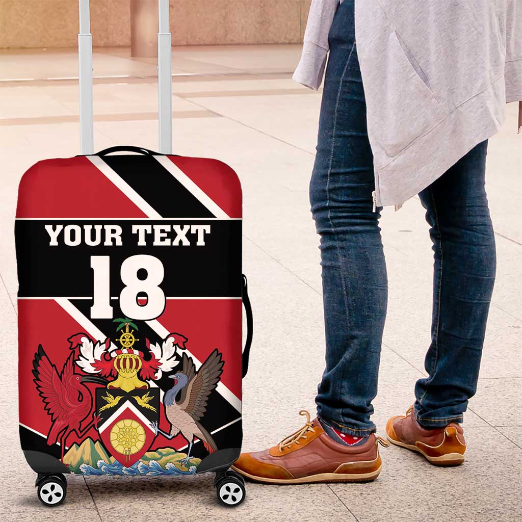 Custom Trinidad and Tobago Luggage Cover Together We Aspire Together We Achieve LT18