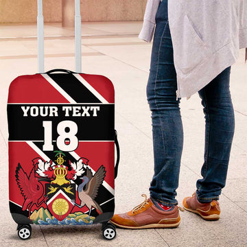 Custom Trinidad and Tobago Luggage Cover Together We Aspire Together We Achieve LT18