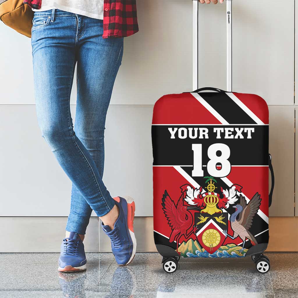 Custom Trinidad and Tobago Luggage Cover Together We Aspire Together We Achieve LT18