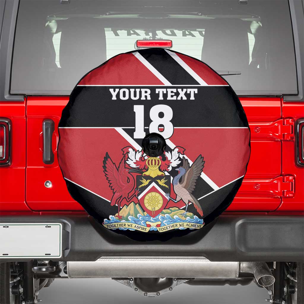 Custom Trinidad and Tobago Spare Tire Cover Together We Aspire Together We Achieve LT18