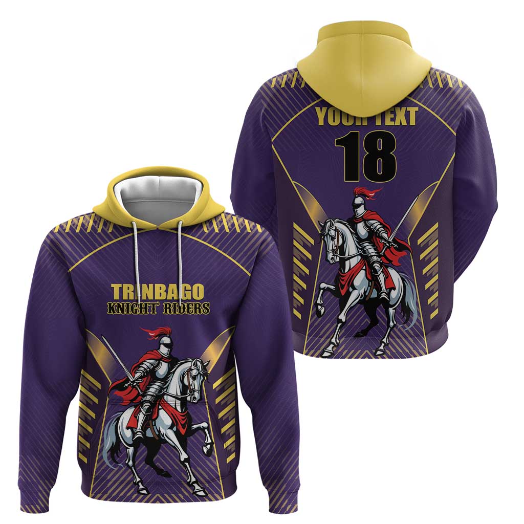 Custom Trinidad and Tobago Cricket Hoodie Go Champion Knight Riders LT18