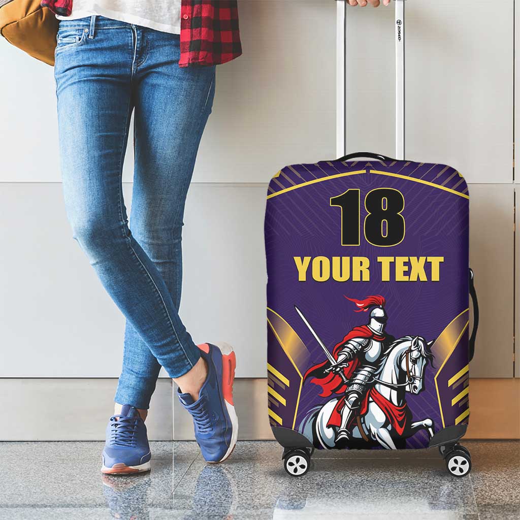 Custom Trinidad and Tobago Cricket Luggage Cover Go Champion Knight Riders LT18