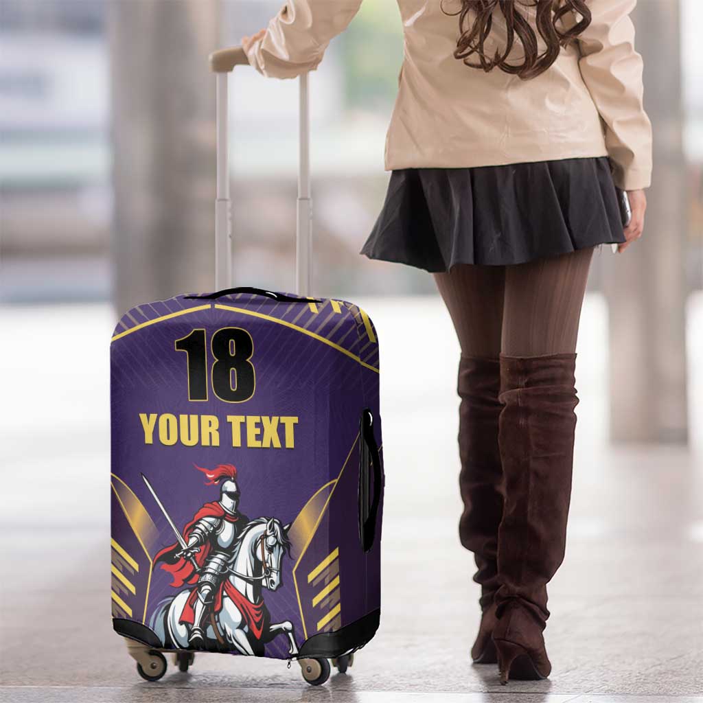 Custom Trinidad and Tobago Cricket Luggage Cover Go Champion Knight Riders LT18