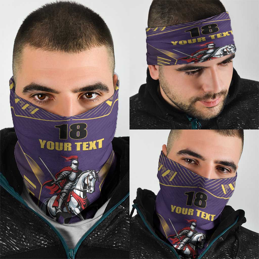 Custom Trinidad and Tobago Cricket Neck Gaiter Go Champion Knight Riders LT18