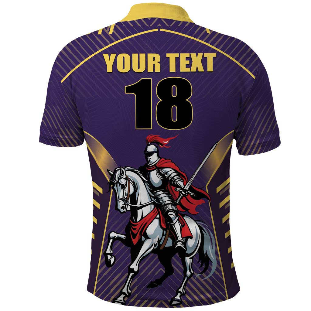 Custom Trinidad and Tobago Cricket Polo Shirt Go Champion Knight Riders LT18