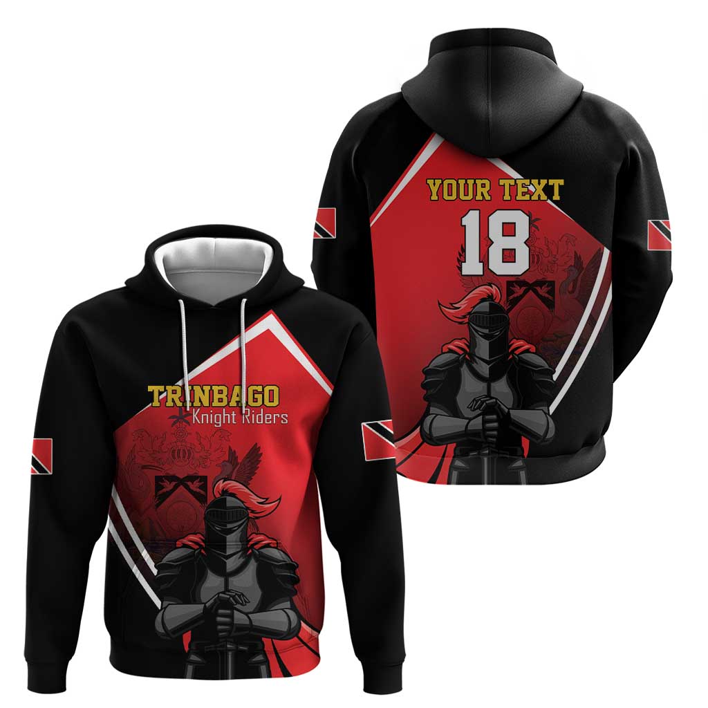Custom Trinidad and Tobago Cricket Knight Riders Hoodie Go Champion LT18