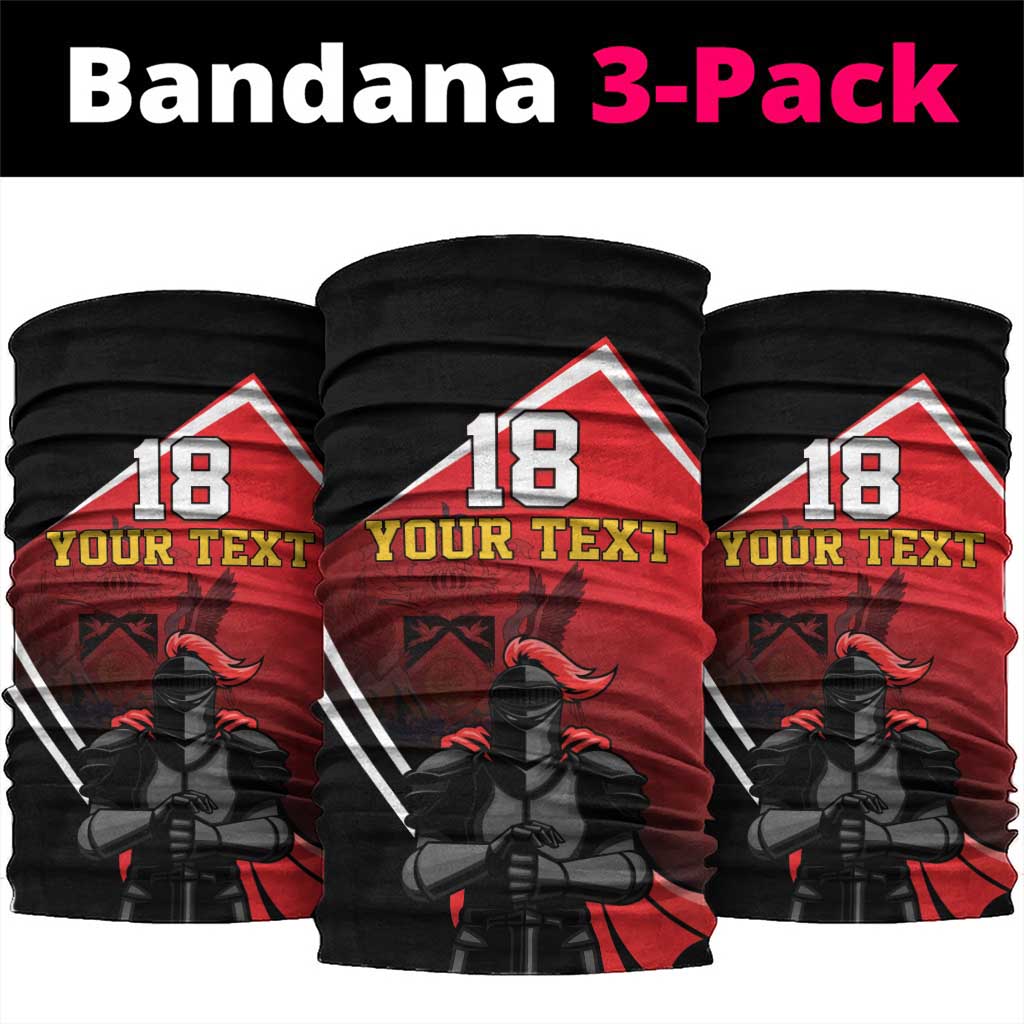 Custom Trinidad and Tobago Cricket Knight Riders Neck Gaiter Go Champion LT18