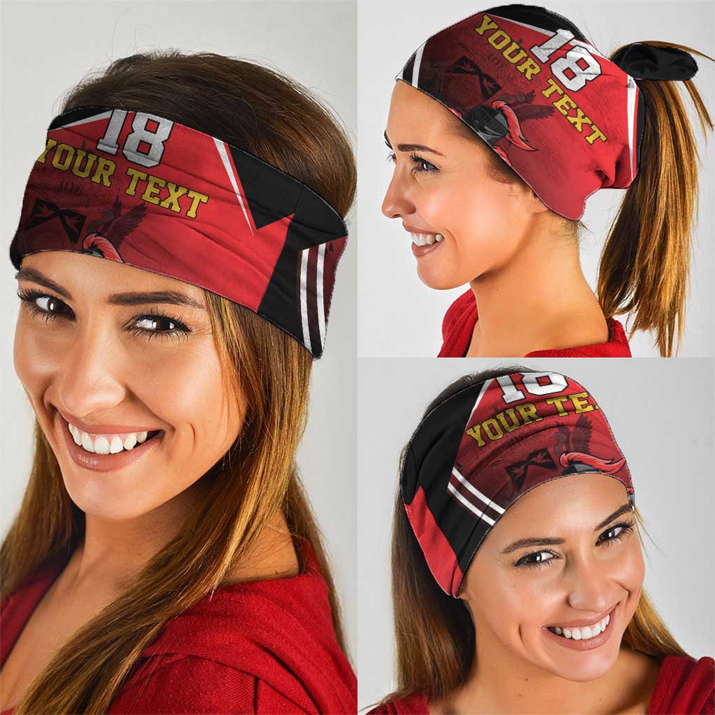 Custom Trinidad and Tobago Cricket Knight Riders Neck Gaiter Go Champion LT18