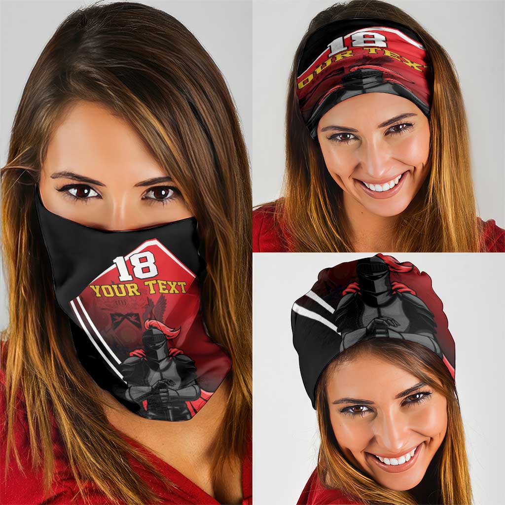 Custom Trinidad and Tobago Cricket Knight Riders Neck Gaiter Go Champion LT18