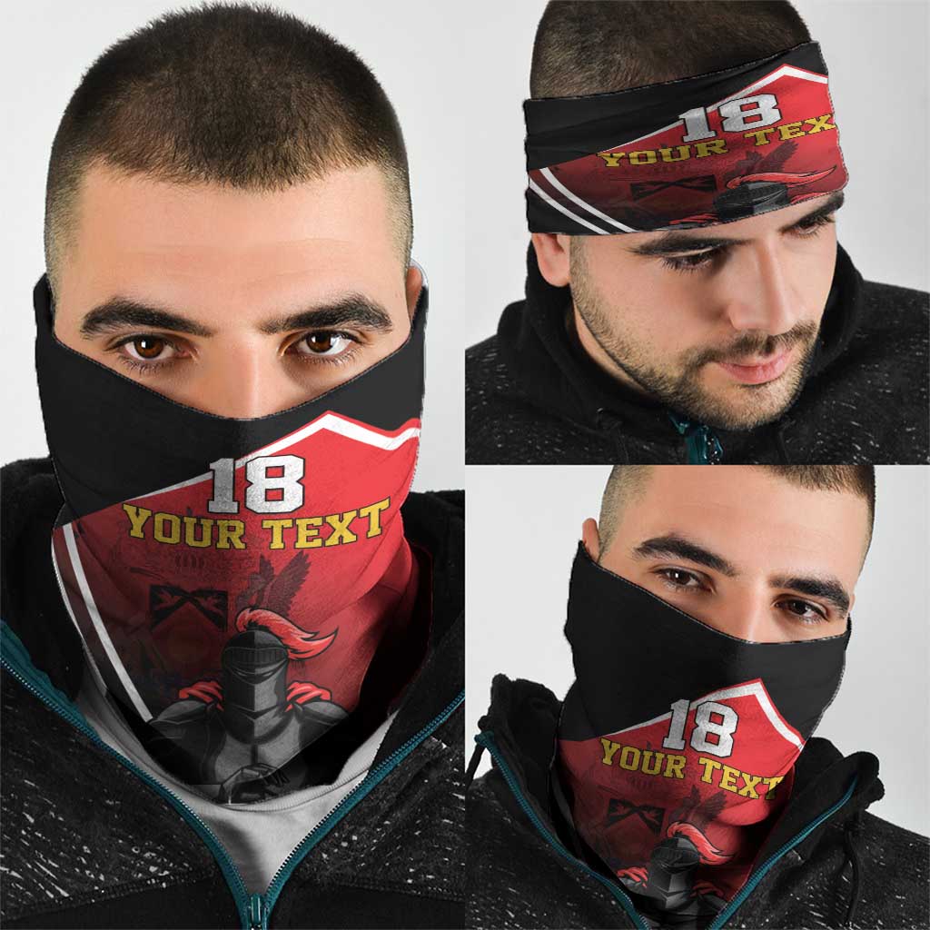 Custom Trinidad and Tobago Cricket Knight Riders Neck Gaiter Go Champion LT18