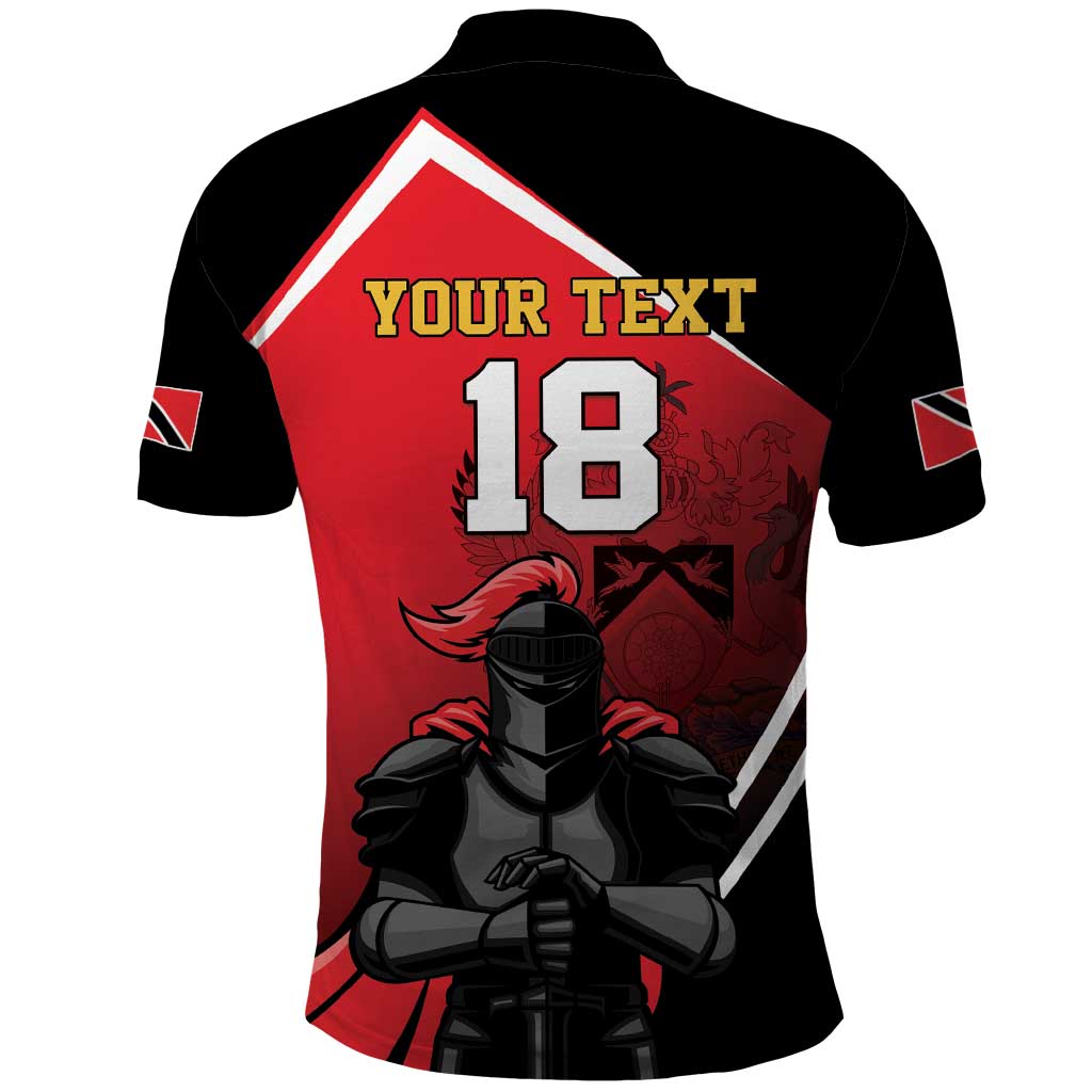 Custom Trinidad and Tobago Cricket Knight Riders Polo Shirt Go Champion LT18