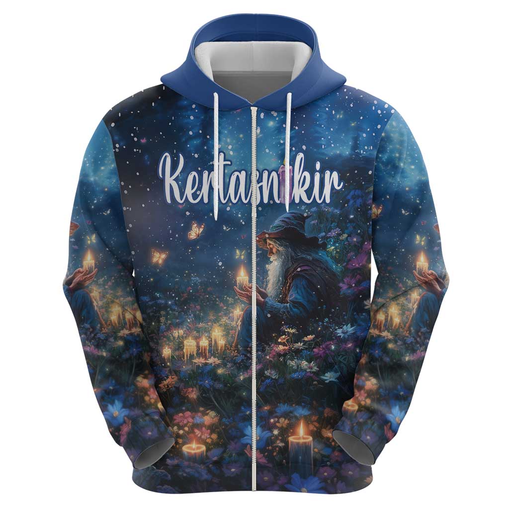 Personalized Iceland Yule Lads Christmas Hoodie Merry Kertasnikir Under Vibrant Flowers LT18