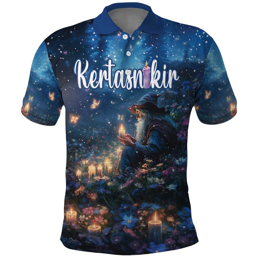Personalized Iceland Yule Lads Christmas Polo Shirt Merry Kertasnikir Under Vibrant Flowers LT18