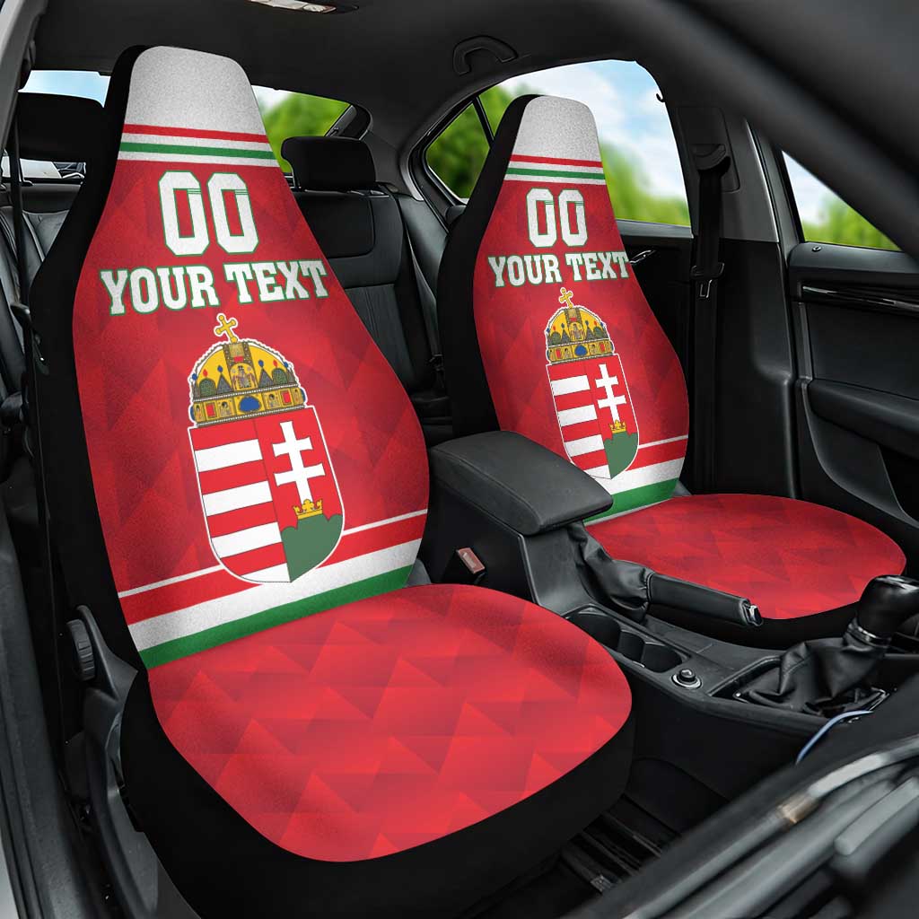 Custom Hungary Hockey Car Seat Cover Magyarorszag Sporty Style LT18