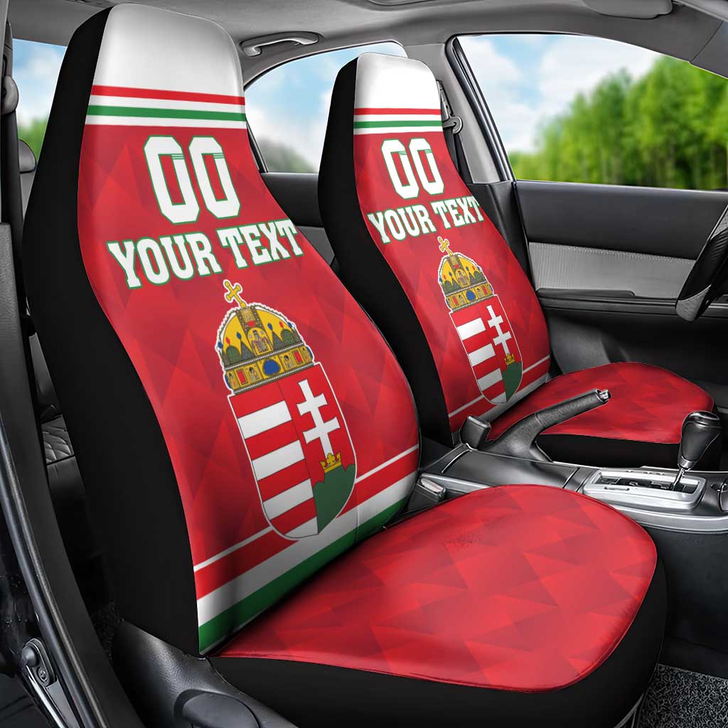 Custom Hungary Hockey Car Seat Cover Magyarorszag Sporty Style LT18