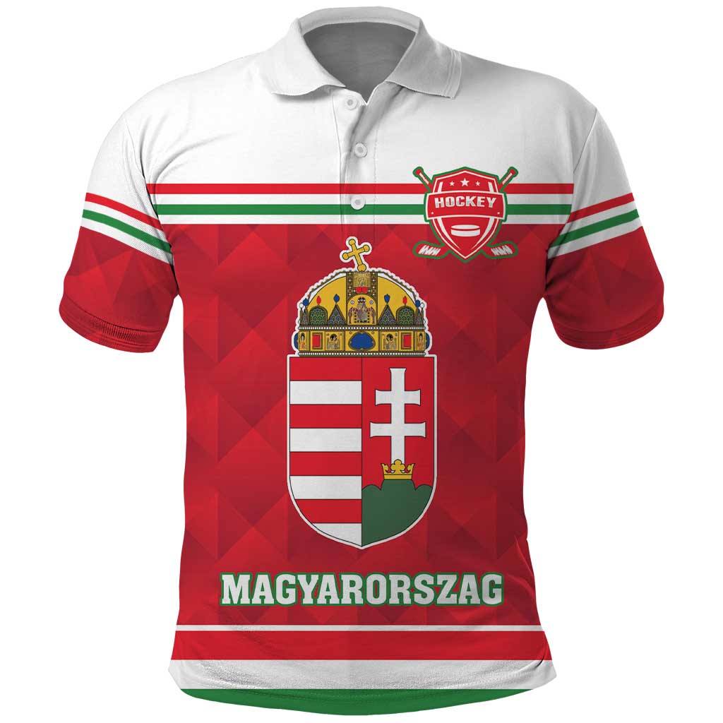 Custom Hungary Hockey Polo Shirt Magyarorszag Sporty Style LT18