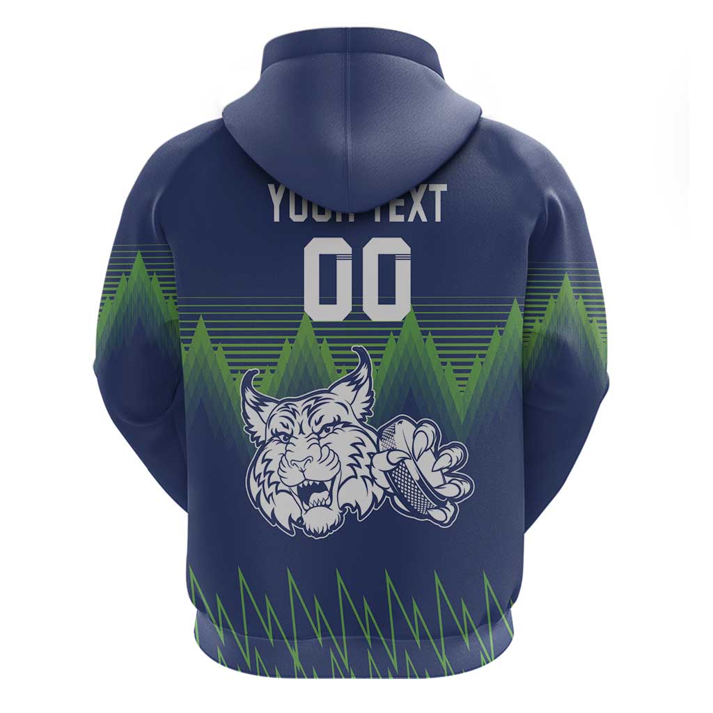 Custom Slovenia Hockey Hoodie Slovenija Lynx Mascot LT18