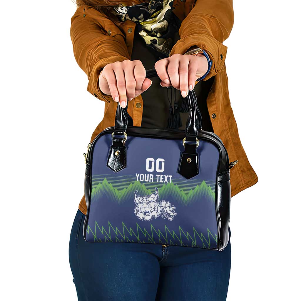 Custom Slovenia Hockey Shoulder Handbag Slovenija Lynx Mascot LT18