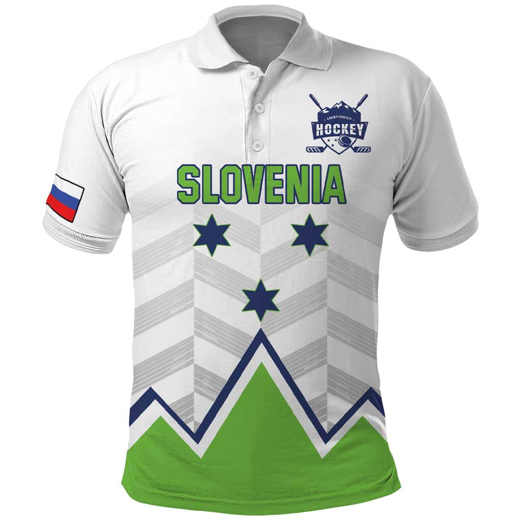 Custom Slovenia Hockey Polo Shirt Risi Go Champions LT18