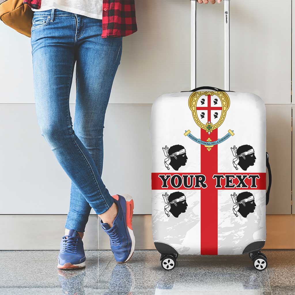 Personalized Sardinia Luggage Cover Flag Style LT18