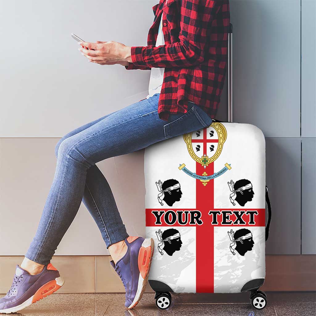 Personalized Sardinia Luggage Cover Flag Style LT18