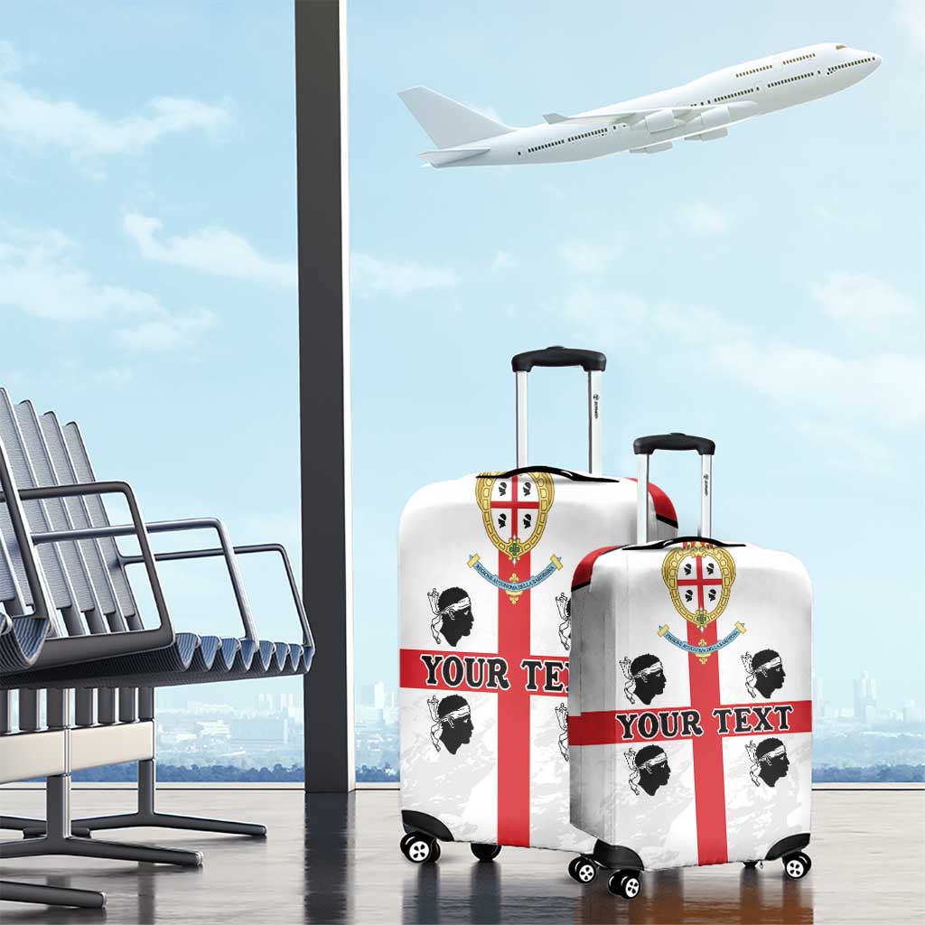 Personalized Sardinia Luggage Cover Flag Style LT18