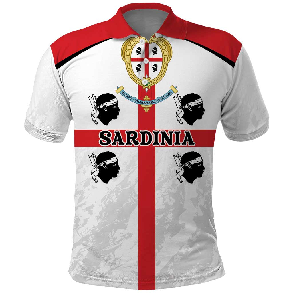 Personalized Sardinia Polo Shirt Flag Style LT18