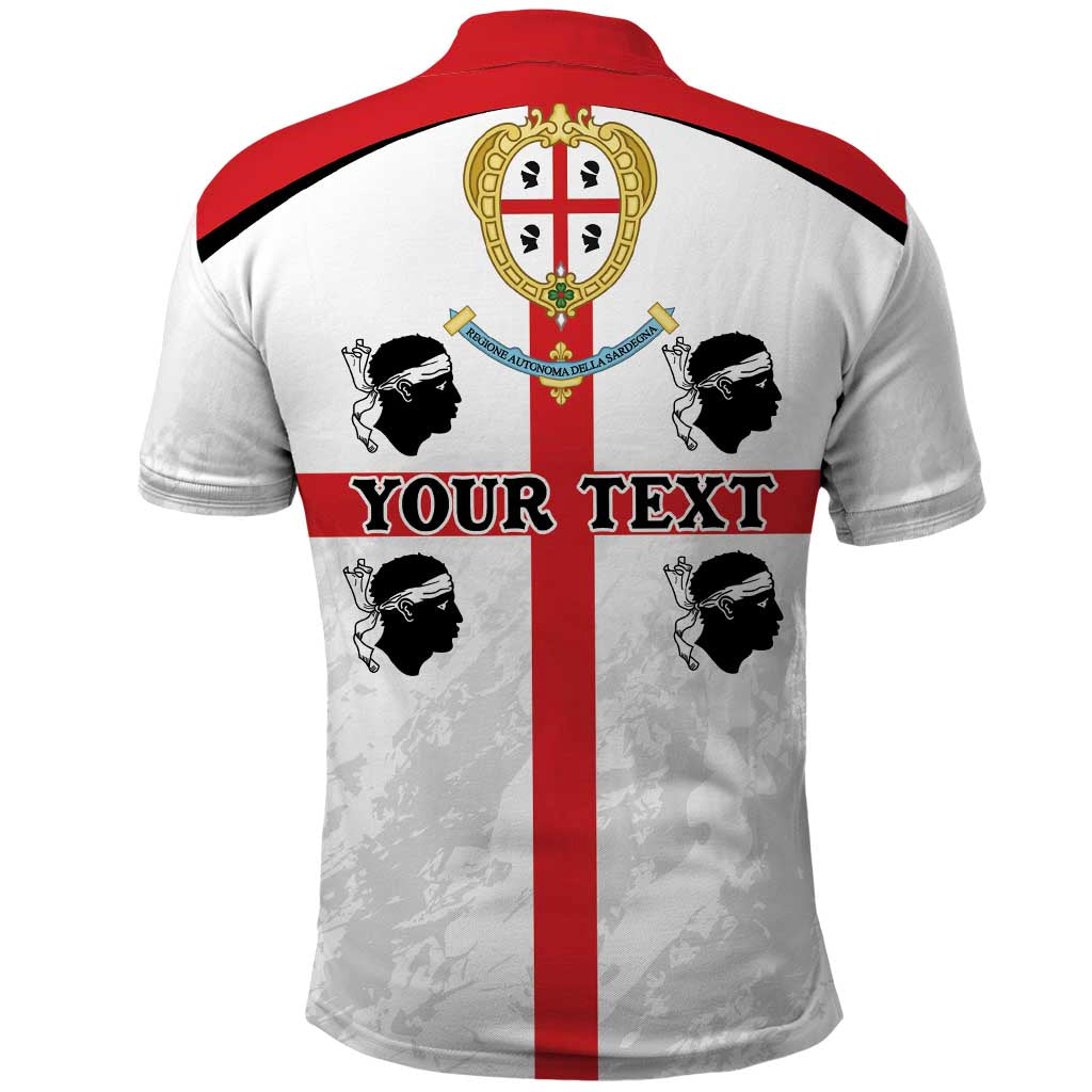 Personalized Sardinia Polo Shirt Flag Style LT18