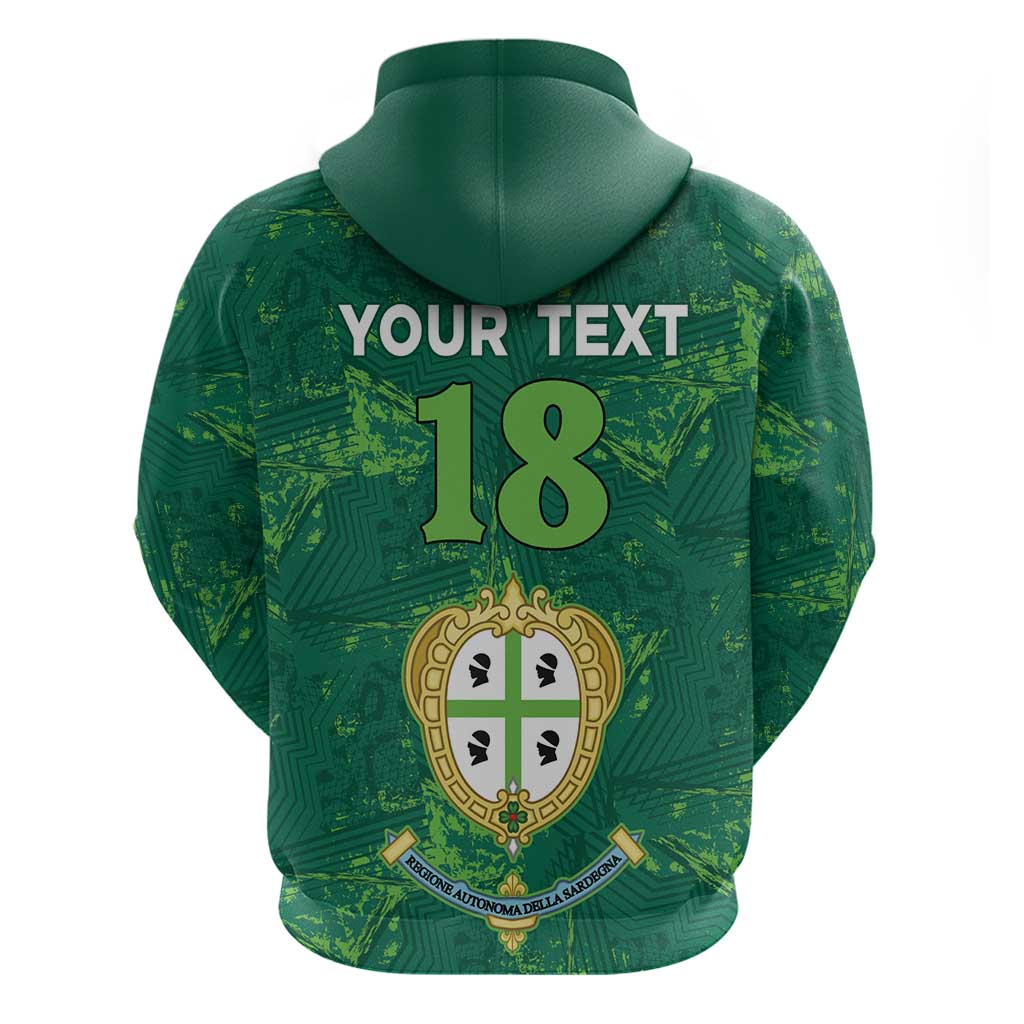 Custom Sardinia Football Hoodie Natzionale sarda de Bocia LT18